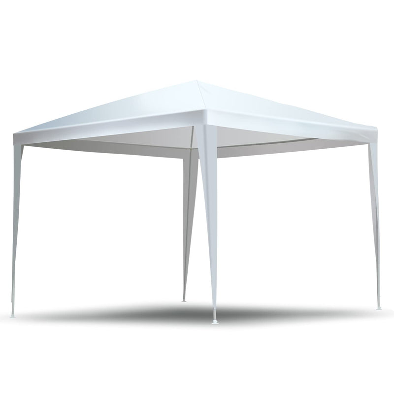 Party Tent 10'x20', MGHH Gazebo Canopy Outdoor Tents for Parties Pavilion with 4 Removable Sidewalls for Wedding, Camping, Events Shelter (White)